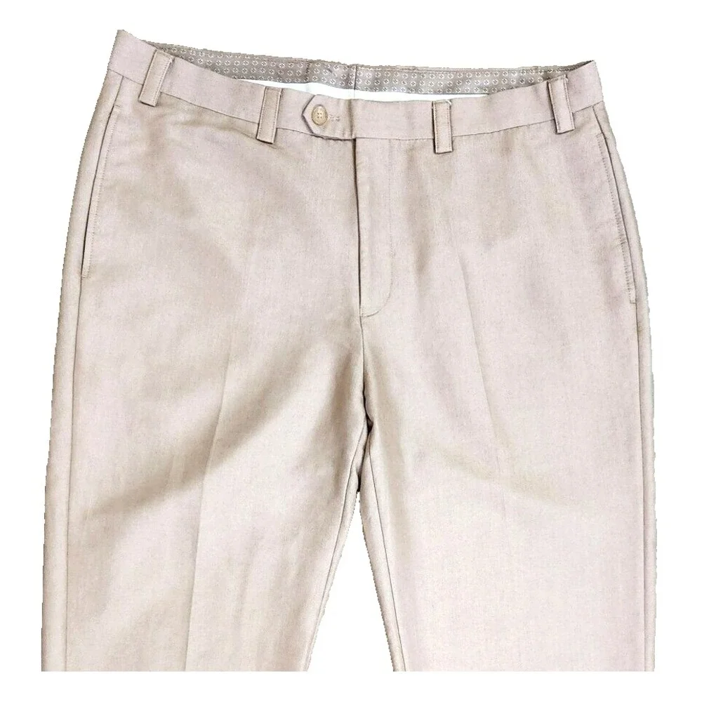 Lauren Ralph Lauren Dress Pants Men's 36x32 (Fits 36x30) Beige Straight Leg